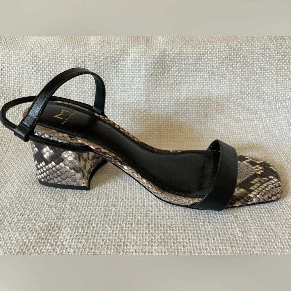 Marc Fisher reptile print sandals - Picture 3 of 11